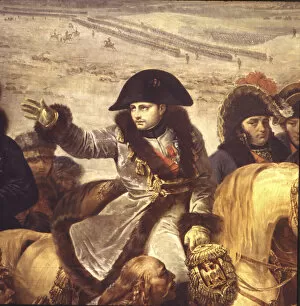 Images Dated 4th November 2003: Napoleon at the Battle of Eylau. 1807. Painting by Gros. FRANCE