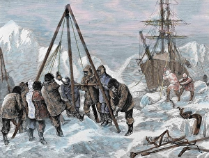 Explorer Prints: Nares, Sir George Strong (1831-1915). British naval officer and Arctic explorer