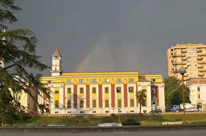 Images Dated 11th July 2006: National administrative buildings in classic architecture. The Tirana Main Central Square