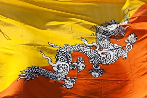 Creature Prints: National Flag of Bhutan