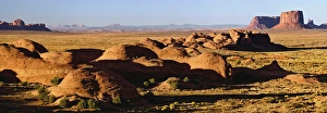 Images Dated 18th October 2008: Navajo Tribal Park, Monument Valley, at sunset, Arizona
