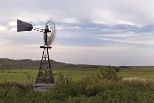 Windmill Prints: The Nebraska Sandhills is remote, dramatic and wild country dotted with working windmills