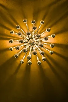 Lights Prints: Netherlands, Amsterdam, cafe lamps