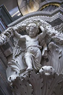 Images Dated 15th December 2015: Netherlands, Amsterdam, Westerkerk church, interior sculpture