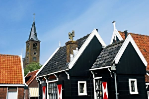 Neighborhood Prints: Netherlands, Edam-Volendam, Homes on the canals