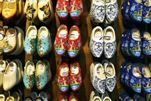 Miva Stock Prints: Netherlands, Holland, Amsterdam, wooden clogs for sale