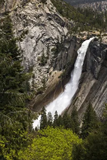 Flowing Prints: Nevada Fall, Yosemite National Park, California, USA