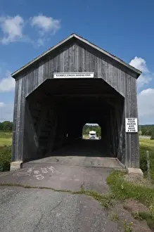 New Brunswick, Canada. Sawmill Creek covered bridge