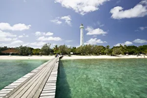 New Caledonia Prints: New Caledonia, Amedee Islet. Amedee Islet Pier