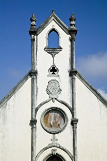 Images Dated 14th October 2007: New Caledonia, Central Grande Terre Island, Nemeara. Colonial Church
