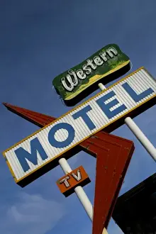 Motel Prints: New Mexico, United States. Roadside culture and vintage motel signs from the 50 s
