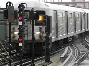Images Dated 13th December 2007: New York City, Subway train