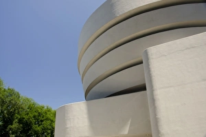 Futuristic Prints: New York, New York City. Guggenheim Museum