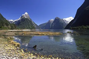 New Zealand, Mitre Peak & Milford Sound, Fiordland National Park, Fiordland