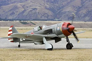 Images Dated 15th April 2006: New Zealand, Otago, Wanaka, Warbirds Over Wanaka, Lavochkin La-9 - Russian fighter plane