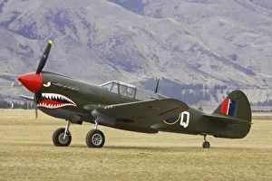 Images Dated 15th April 2006: New Zealand, Otago, Wanaka, Warbirds Over Wanaka, Curtiss P-40 Kittyhawk