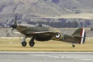 Images Dated 15th April 2006: New Zealand, Otago, Wanaka, Warbirds Over Wanaka, Hawker Hurricane - British