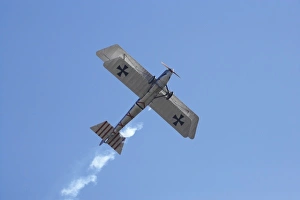 Images Dated 23rd March 2008: New Zealand, Otago, Wanaka, Warbirds Over Wanaka, German Pfalz D111 Biplane
