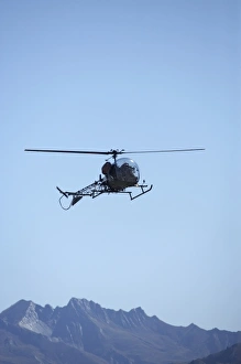 New Zealand, Otago, Wanaka, Warbirds Over Wanaka, Vintage Bell 47 Helicopter