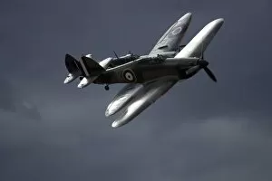 Images Dated 16th April 2006: New Zealand, Otago, Wanaka, Warbirds Over Wanaka, Hawker Hurricane and Supermarine