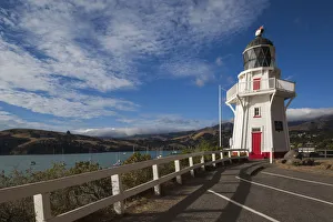 Images Dated 14th March 2016: New Zealand, South Island, Canterbury, Banks Peninsula, Akaroa, Akaroa Lighthouse