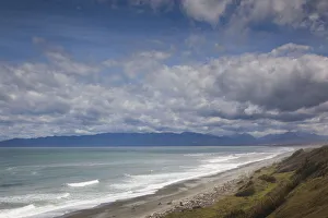 World Locations Prints: New Zealand, South Island, Southland, Waihowaka, sea view from McCrakens Rest