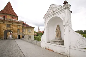 Images Dated 8th May 2004: niche, Czech Republic, Ceske Krumlov, World Heritage Site