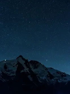 Dark Prints: Night sky with millions of stars over Mt