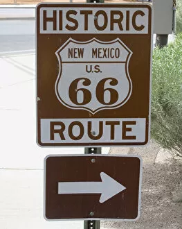 Images Dated 5th May 2007: NM, New Mexico, Albuquerque, Central Avenue, Historic Route 66