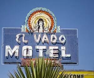 Images Dated 7th May 2007: NM, New Mexico, Albuquerque, Central Avenue, Historic Route 66, El Vado Motel