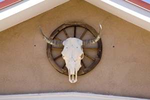 Images Dated 7th May 2007: NM, New Mexico, Albuquerque, Historic Old Town, decorative scene in Plaza Don Luis