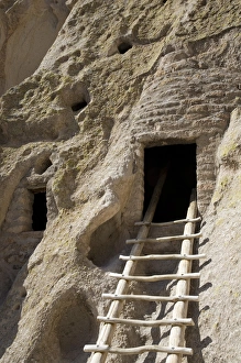 Images Dated 27th April 2007: NM, New Mexico, Baldelier National Monument, in Frijoles Canyon, home of Ancestral Pueblo people