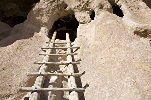 Images Dated 27th April 2007: NM, New Mexico, Baldelier National Monument, in Frijoles Canyon, home of Ancestral Pueblo people
