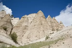 Images Dated 6th May 2007: NM, New Mexico, Kasha-Katuwe Tent Rocks National Monument, cone shaped tent rock formations