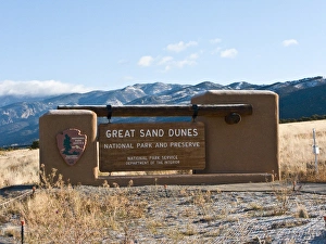 Images Dated 23rd October 2009: Nobody, North America, USA, Colorado, Great Sand Dunes National Park and Preserve