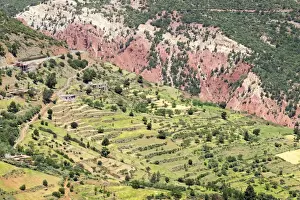 Images Dated 1st May 2015: North Africa, Morocco, Moroccan countryside and small villages near Ouazzane