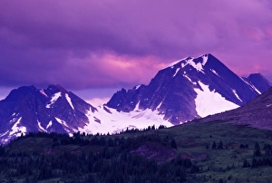 North America, Canada, Alberta, Canadian Rockies. Tonquin Valley landscapes