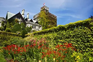 Victoria Prints: North America; Canada BC; Victora; Summer in Hately Gardens