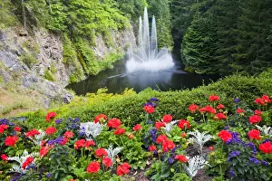 Images Dated 13th July 2009: North America; Canada; BC; Victoria; Butchard Gardens In Full Bloom