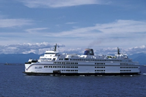 North America, Canada, British Columbia, Vancouver Island, Nanaimo. Ferry boat