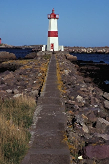North America, Canada, Miquelon and St. Pierre, St. Pierre harbor lighthouse