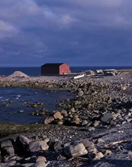 Images Dated 18th May 2005: North America, Canada, Newfoundland, Gros Morne National Park, boat and boat house