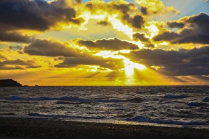 Images Dated 29th September 2016: North America, Canada, Nova Scotia, Cape Breton, Cabot Trail, Margaree Harbour sunset