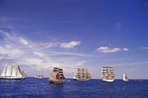 Tall Ship Prints: North America, Canada, Nova Scotia, Halifax. Starting point for tall ships race