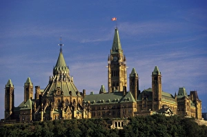 Images Dated 3rd December 2009: North America, Canada, Ottowa, Ontario. Canadian Parliament