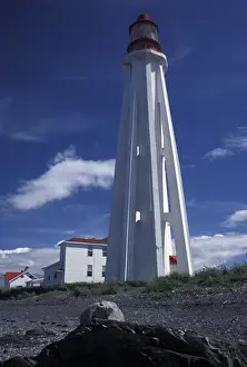 Images Dated 22nd March 2005: North America, Canada, Quebec, Gaspe Peninsula (Gaspesie) Pointe-au-Pere Lighthouse