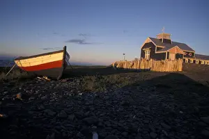 Images Dated 22nd March 2005: North America, Canada, Quebec, Gaspe Peninsula (Gaspesie) Waterfront, Petite Vallee