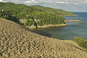 Images Dated 26th August 2007: North America, Canada, Quebec, North Shore, Tadoussac. View of Tadoussac Dunes