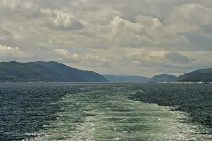 Images Dated 26th August 2007: North America, Canada, Quebec, North Shore. A view of Saguenay Fjord from a whale