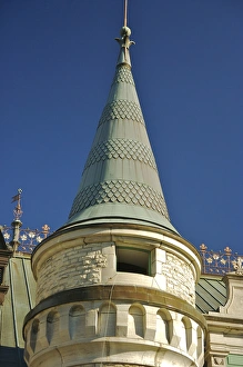 Images Dated 21st August 2007: North America, Canada, Quebec, Quebec City. A tower of the Military Hall